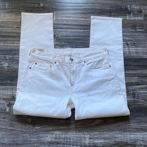 J. Crew 484 white jeans